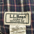 エルエルビーン L.L.Bean 00S 裏地チェック NATURAL FIT チノパンツ メンズ  DOUBLE L